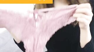 【生着替え】お尻の割れ目チラリ♥エメフィールaimerfeelの下着レビュー