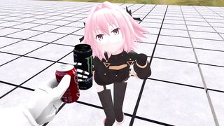 Cock Comparison with Astolfo's Big Femboi Dick - the Virgin Saiyan Prince Loses to the Chad Stolfo