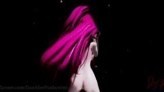MMD R18 Nude Pink Yamakaze ( Girls ) 122