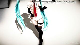 MMD Hatsune Miku PiNK CAT "Colita Hentai" by [Piconano-Femto]