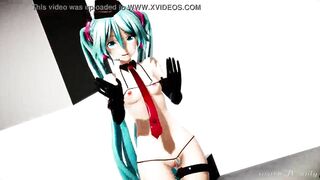 MMD Hatsune Miku PiNK CAT "Colita Hentai" by [Piconano-Femto]