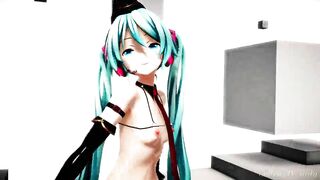 MMD Hatsune Miku PiNK CAT "Colita Hentai" by [Piconano-Femto]