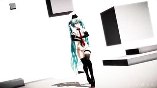 MMD Hatsune Miku PiNK CAT "Colita Hentai" by [Piconano-Femto]