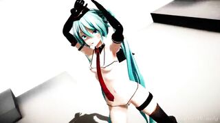 MMD Hatsune Miku PiNK CAT "Colita Hentai" by [Piconano-Femto]