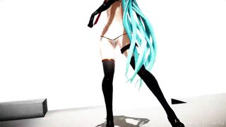 MMD Hatsune Miku PiNK CAT "Colita Hentai" by [Piconano-Femto]