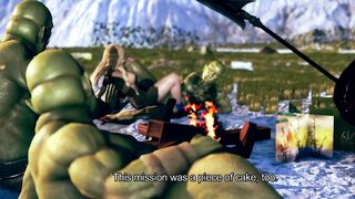 Female Knight Lose to Monster Ork - Episode.14