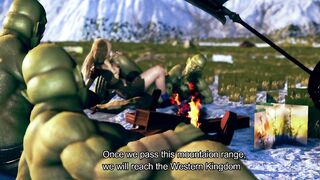 Female Knight Lose to Monster Ork - Episode.14