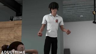 ADULT TIME - Hentai Sex University Prodigy Wants To Show His Stepsis Everything He's Learned