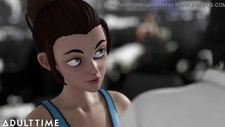 ADULT TIME - Hentai Sex University Prodigy Wants To Show His Stepsis Everything He's Learned