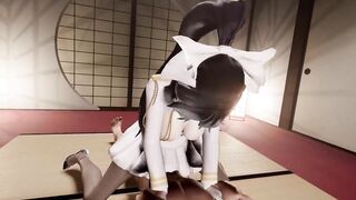Azur lane Takao Rail - [MMD][Kanke VE]