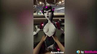 Widowmaker Fucked Hard POV (with ASMR sounds) 3d animation anime henrai overwatch widow black pussy