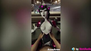 Widowmaker Fucked Hard POV (with ASMR sounds) 3d animation anime henrai overwatch widow black pussy