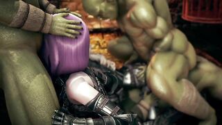Knight dedicate herself to the orks.3