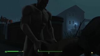 Sex with a girl in three cocks! | Fallout 4 Sex Mod