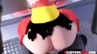Elastigirl Helen Parr takes cock ride and doggystyle