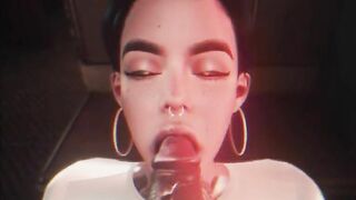 Tatted Latina Sucks and Fuck BBC on Train - second life