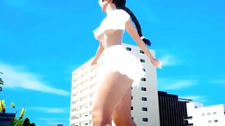 Hot girl with a tiny waist and a Big Ass Twerks for you