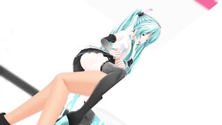 MMD Sluty Miku Blowjob & Sex MAD LOVERS By [Noneferoero]