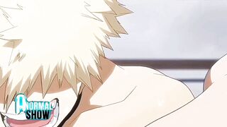MY HERO ACADEMIA - BAKUGOU X URARAKA HENTAI ESPAÑOL