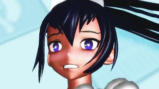 MMD - Tsundere Puppy Alice kick