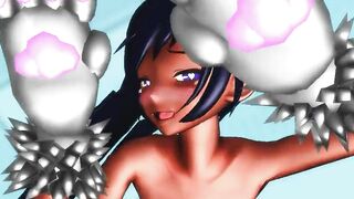 MMD - Tsundere Puppy Alice kick