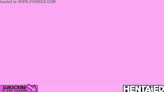 Real Life Hentai - Lottie Magne fully bukkaked and creampied by huge black Aliens