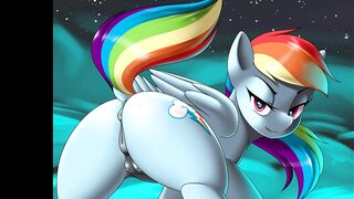 MLP Porn Rainbow Dash Pony ( My Little Pony Clop Ponies Hentai Sex Cartoon Compilation )