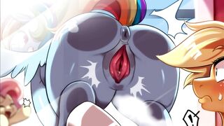 MLP Porn Rainbow Dash Pony ( My Little Pony Clop Ponies Hentai Sex Cartoon Compilation )