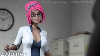 ADULT TIME - Hentai Sex University Prodigy Dominates Principal's Pussy For His Midterm Exam