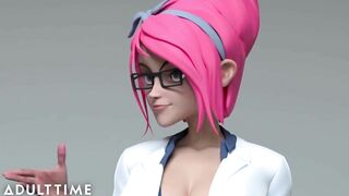 ADULT TIME - Hentai Sex University Prodigy Dominates Principal's Pussy For His Midterm Exam