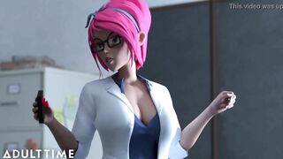 ADULT TIME - Hentai Sex University Prodigy Dominates Principal's Pussy For His Midterm Exam