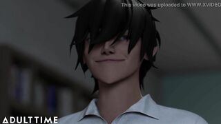 ADULT TIME - Hentai Sex University Prodigy Dominates Principal's Pussy For His Midterm Exam