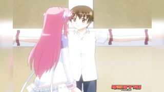 Pink-Haired Goddess Fauna Makes Out With A Horny Guy