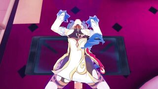 【原神/甘雨】甘雨がただひたすらイラマチオするだけ♡