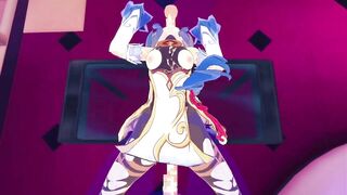 【原神/甘雨】甘雨がただひたすらイラマチオするだけ♡