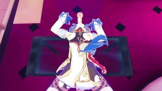 【原神/甘雨】甘雨がただひたすらイラマチオするだけ♡