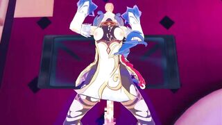 【原神/甘雨】甘雨がただひたすらイラマチオするだけ♡
