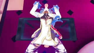【原神/甘雨】甘雨がただひたすらイラマチオするだけ♡