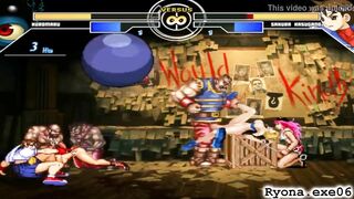 Kuromaru Vs Sakura Kasugano The Queen of Fighters