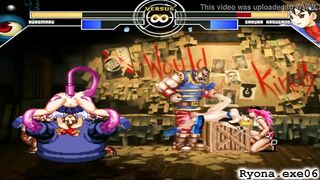 Kuromaru Vs Sakura Kasugano The Queen of Fighters