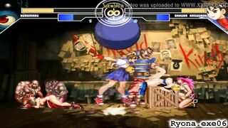 Kuromaru Vs Sakura Kasugano The Queen of Fighters