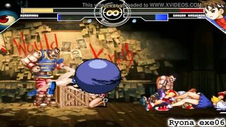 Kuromaru Vs Sakura Kasugano The Queen of Fighters