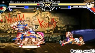 Kuromaru Vs Sakura Kasugano The Queen of Fighters