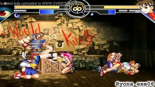 Kuromaru Vs Sakura Kasugano The Queen of Fighters