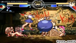 Kuromaru Vs Sakura Kasugano The Queen of Fighters