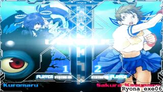 Kuromaru Vs Sakura Kasugano The Queen of Fighters