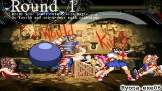 Kuromaru Vs Sakura Kasugano The Queen of Fighters