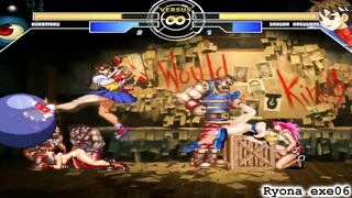 Kuromaru Vs Sakura Kasugano The Queen of Fighters
