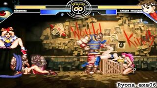 Kuromaru Vs Sakura Kasugano The Queen of Fighters