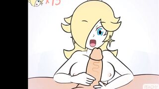 Super Smash Girls Titfuck - Princess Rosalina by PeachyPop34